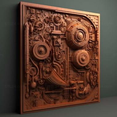 Patterns and decorations Unmechanical 1 3d model